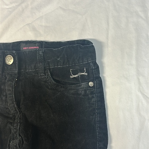 Kid's Graffiti - Black Corduroy pants. Size 3 - Picture 2 of 5